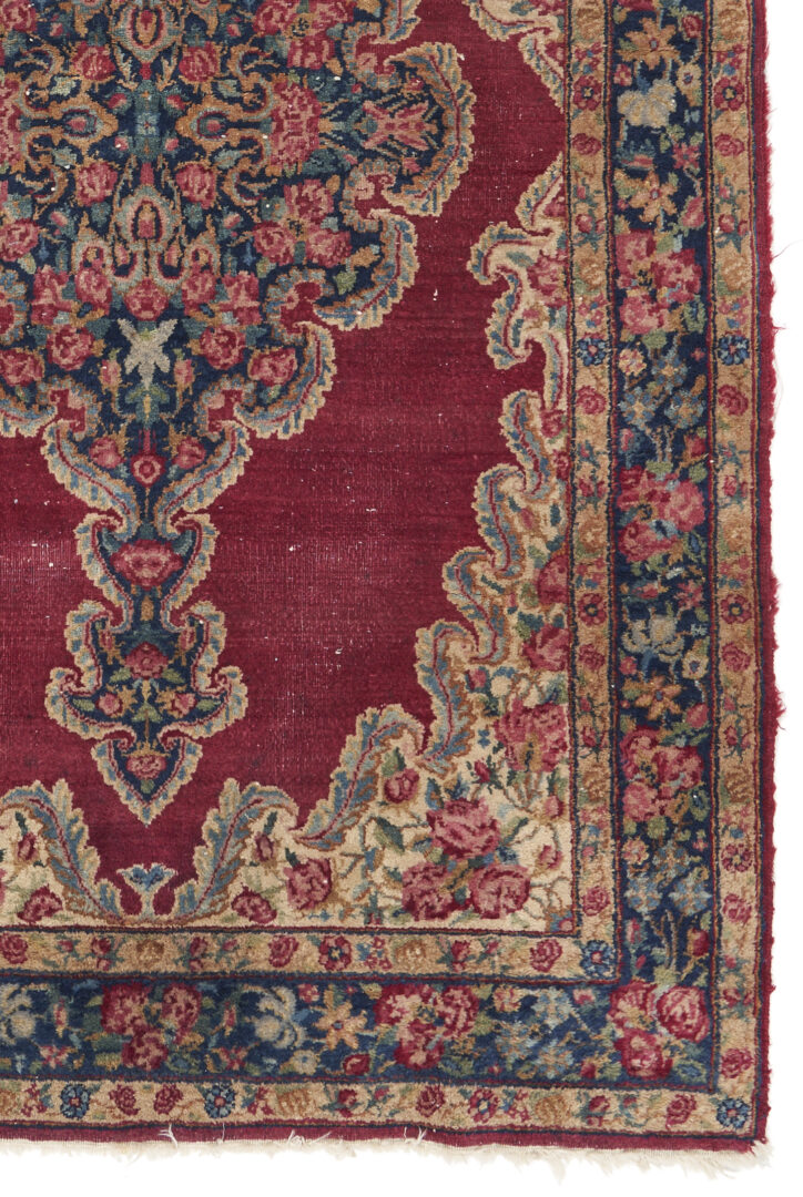 Lot 888: Persian Kirman or Kermen Rug, Lavar Design