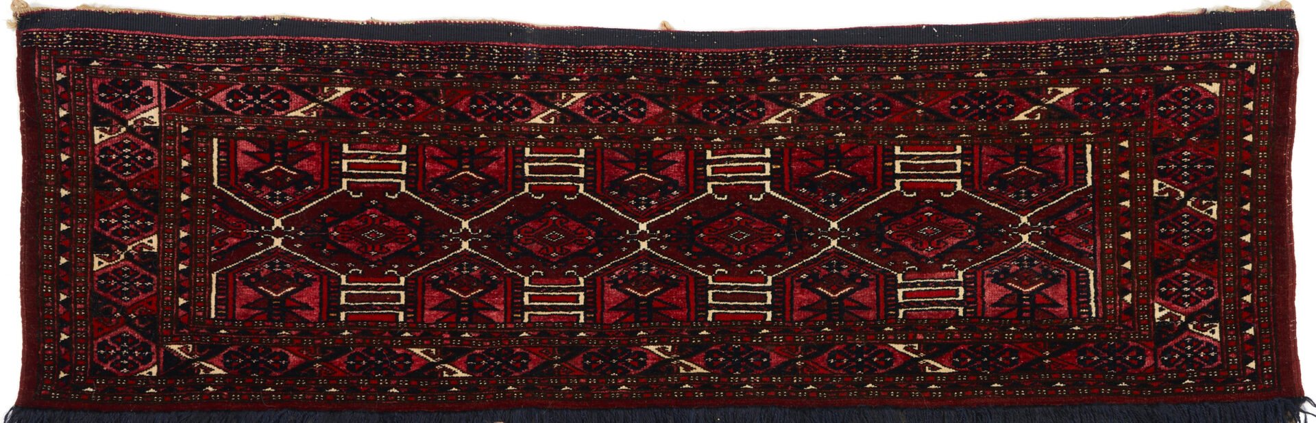 Lot 889: 2 Antique Turkmen Rugs, Saryk Torba & Tekke Chuval