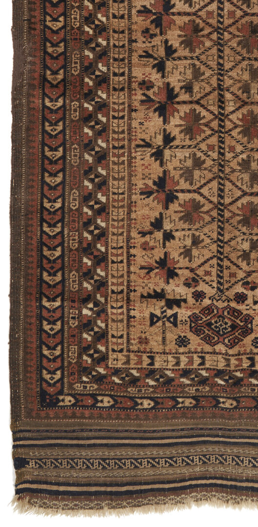 Lot 894: Antique Baluch Afghan Tribal Prayer Rug, circa 1860's