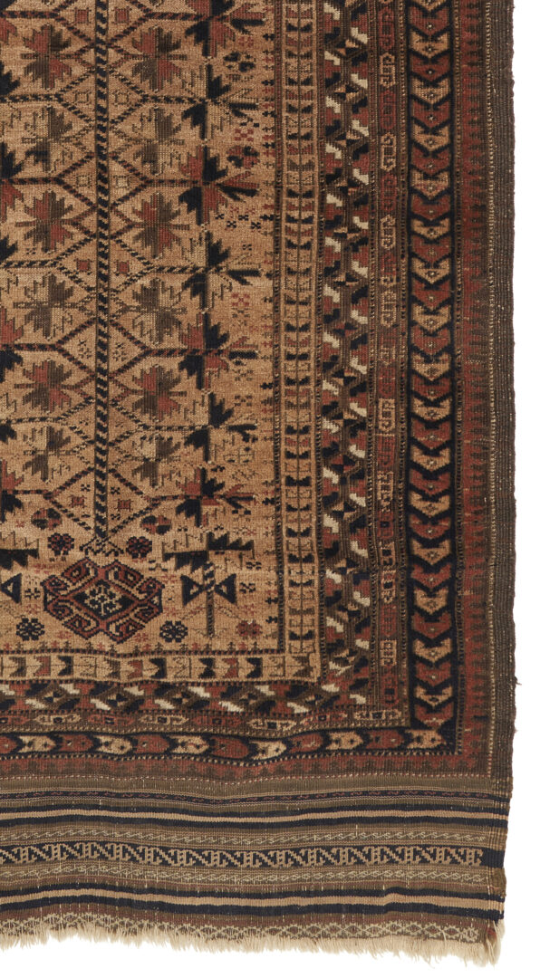 Lot 894: Antique Baluch Afghan Tribal Prayer Rug, circa 1860's