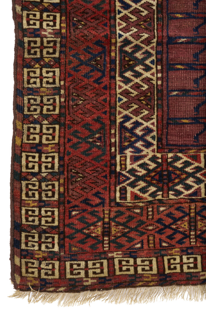 Lot 897: Antique Yomut or Yomud Turkmen Ensi Rug