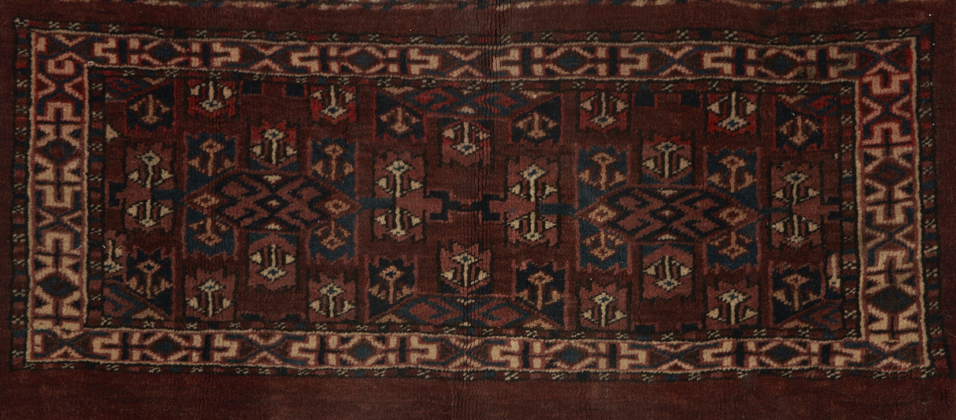 Lot 898: 2 Antique Turkmen Yomud Torba Weavings