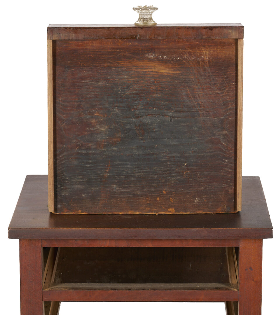 Lot 900: Virginia Sheraton Two Drawer Table