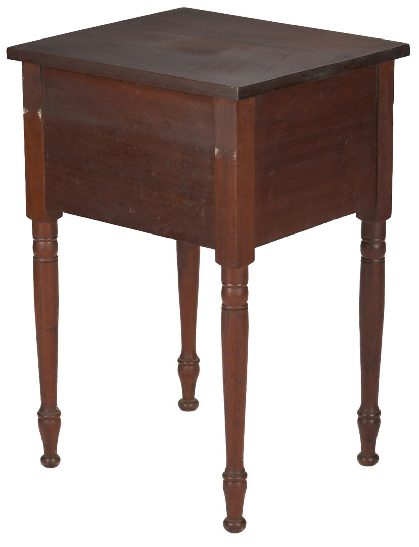 Lot 900: Virginia Sheraton Two Drawer Table