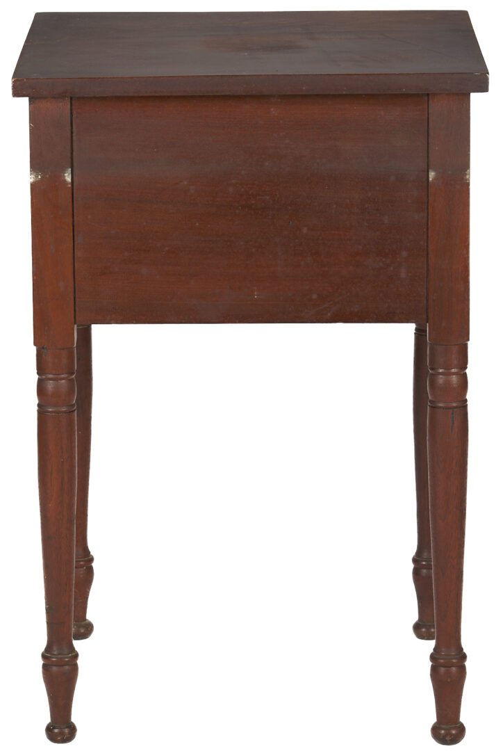 Lot 900: Virginia Sheraton Two Drawer Table