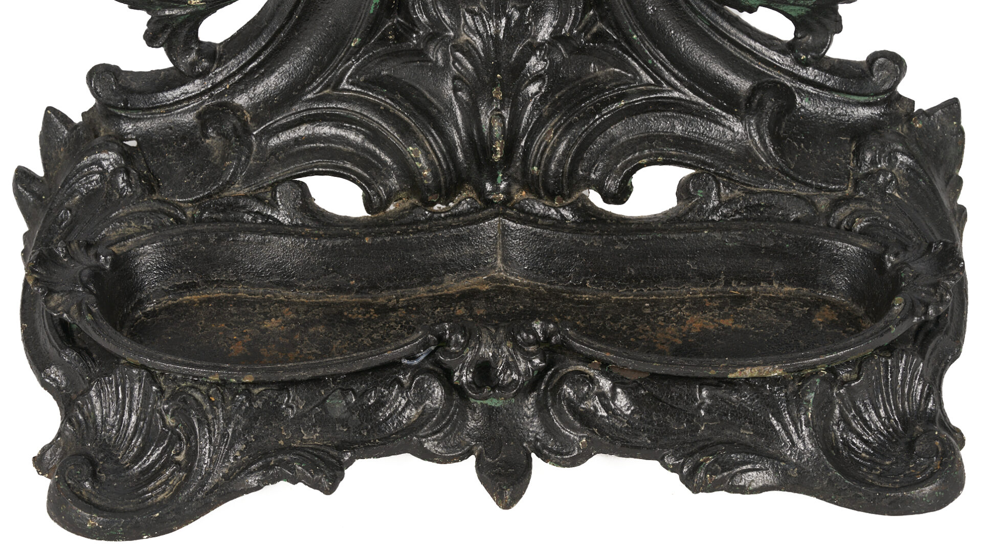 Lot 907: Victorian Cast Iron Hall Tree