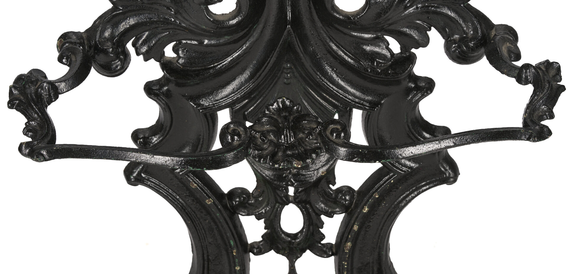 Lot 907: Victorian Cast Iron Hall Tree