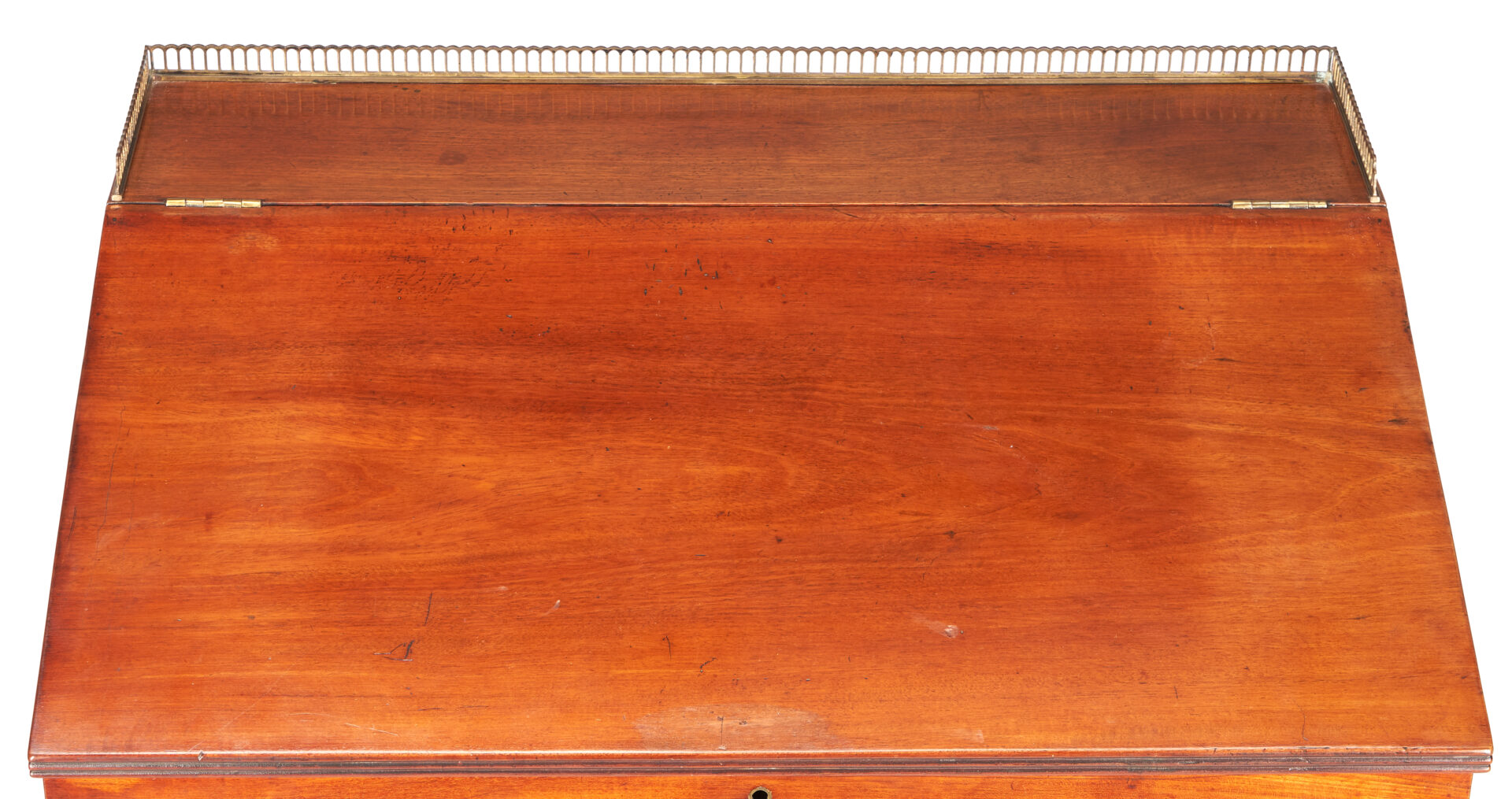 Lot 911: George III Inlaid Mahogany Standing or Collector's Desk