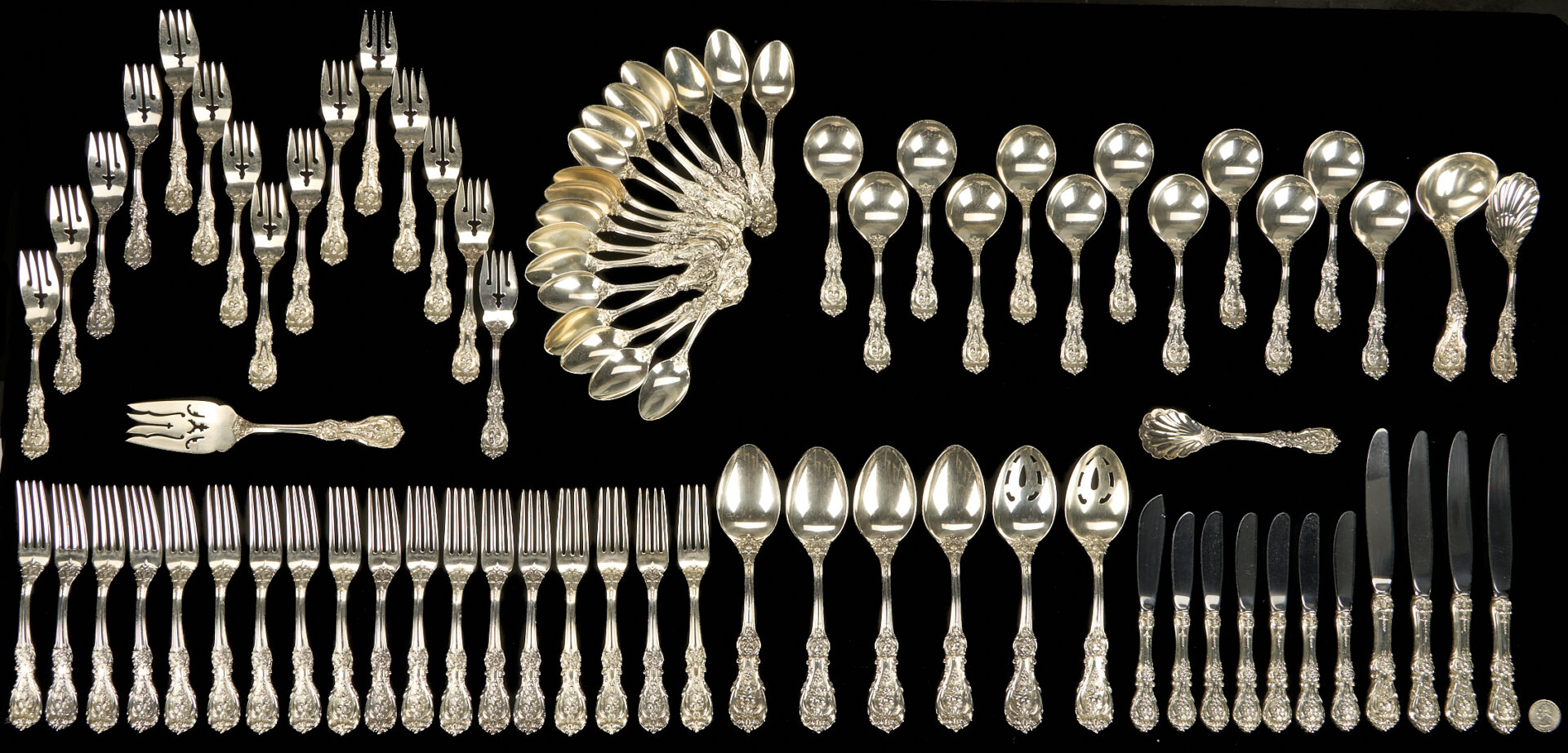 Lot 91: Francis I Reed & Barton Flatware Set, 83 Pcs.