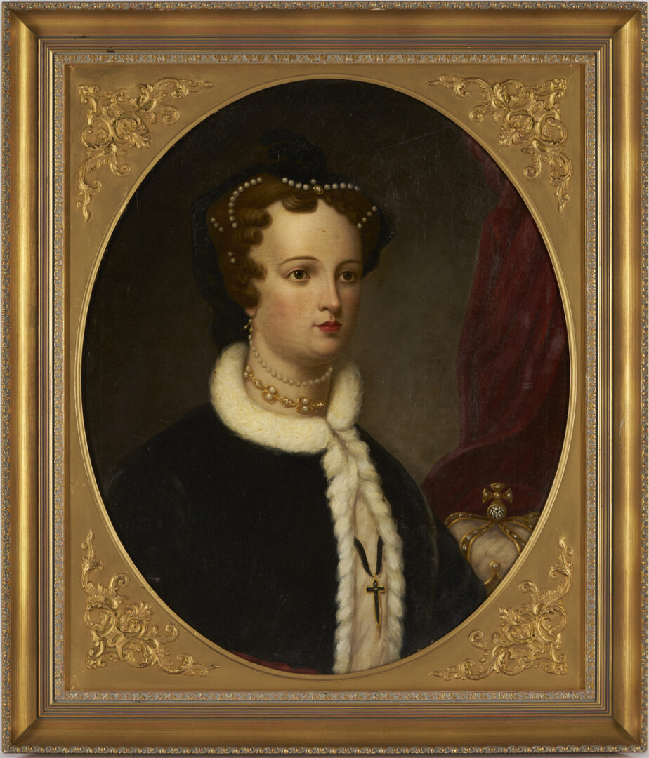 Lot 926: O/C Portrait of Mary Queen of Scots, After John Watson Gordon