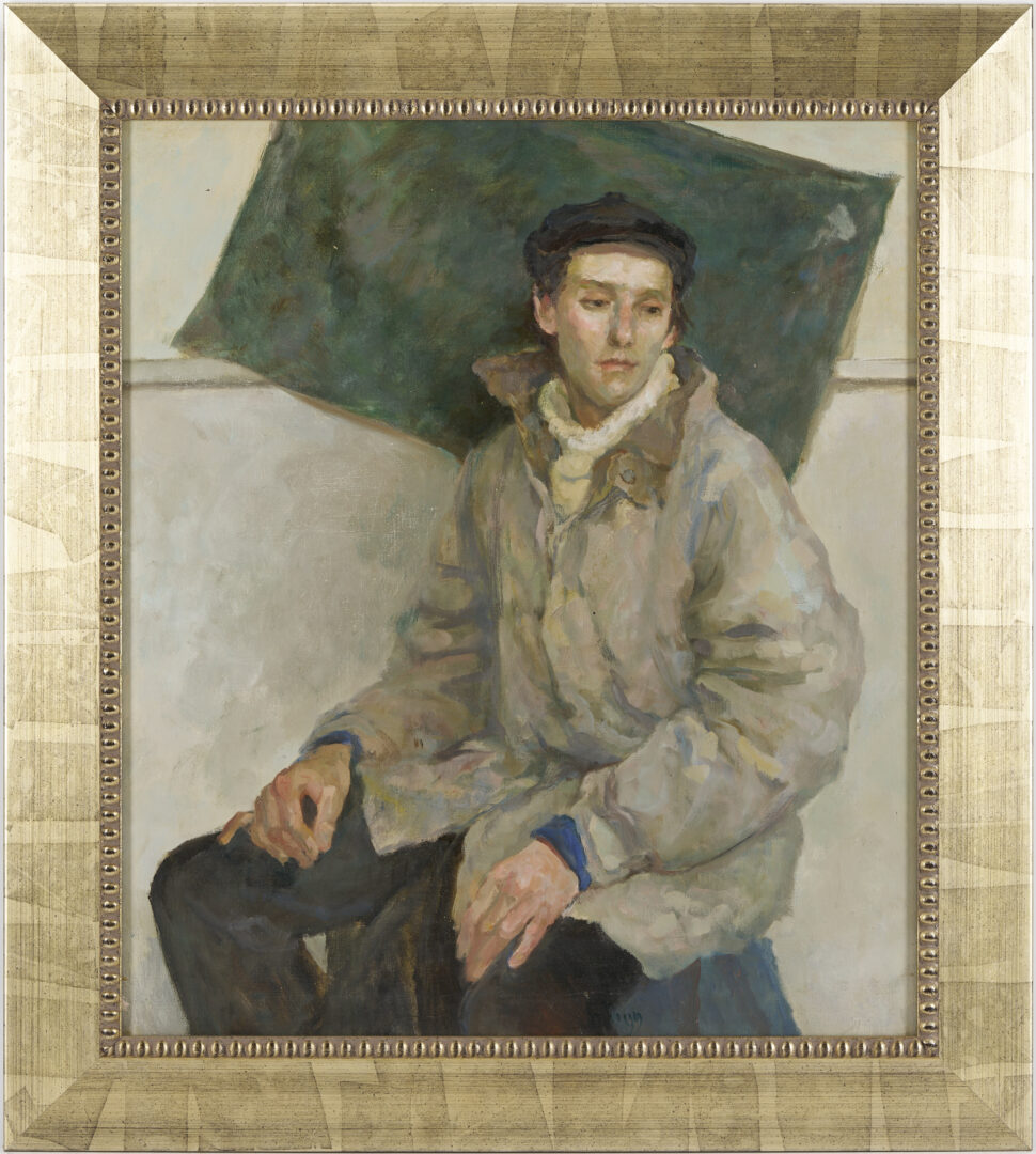 Lot 934: 2 European Portraits of Young Men Incl. Serhiy Podervyansky