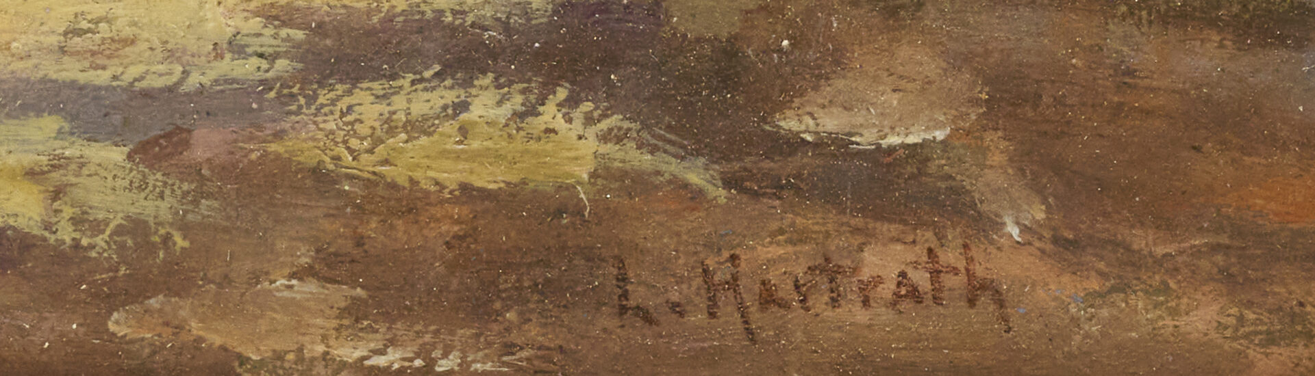 Lot 946: Lucille Hartrath O/C Impressionist Landscape