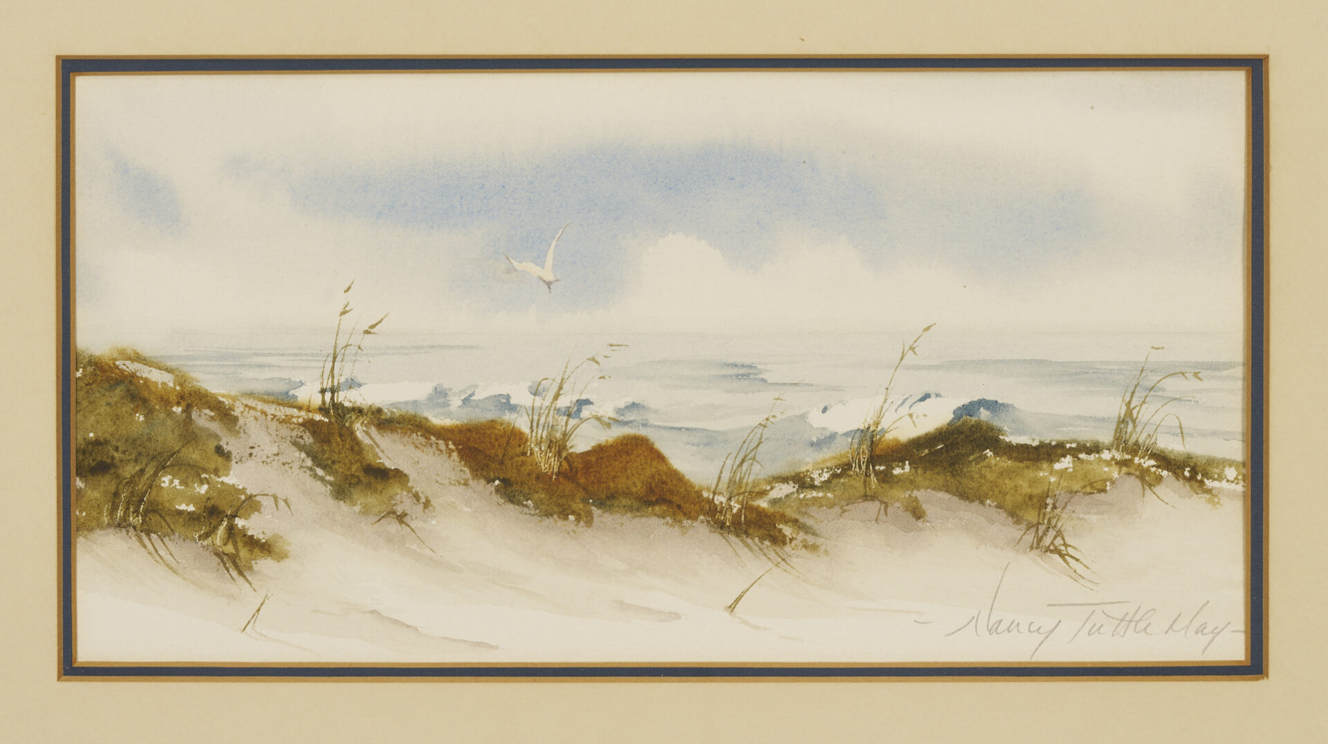 Lot 974: Nancy Tuttle May Coastal Carolina W/C Landscape