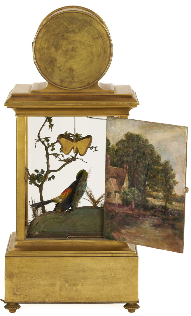 Lot 98: French Bontems Gilt Bronze “Singing Bird” Clock