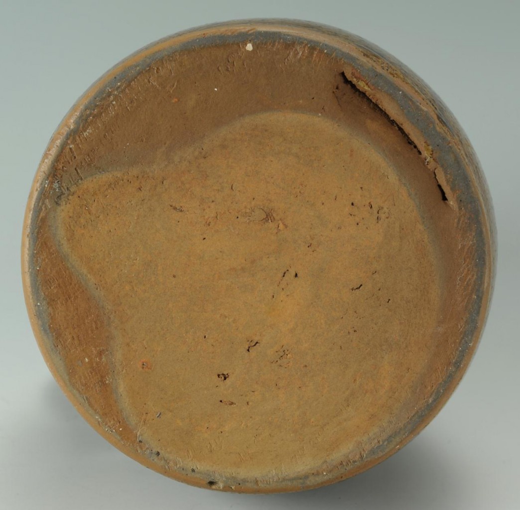 Lot 102: Alabama Alkaline-glazed Pottery Pitcher