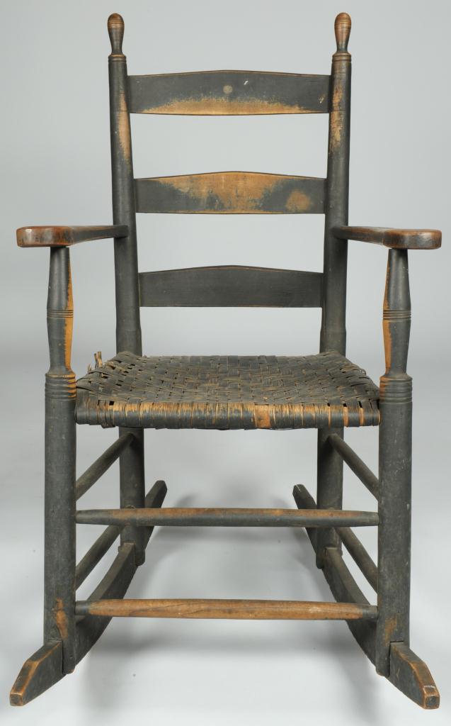 Lot 110: East TN Rocking Chair, 19th c.