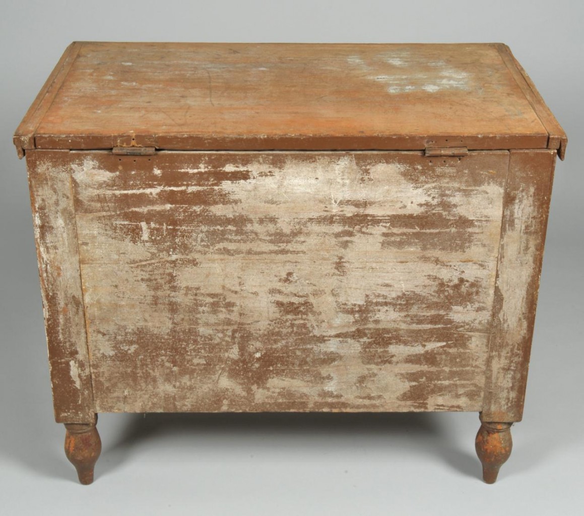 Lot 117: East TN Painted Chest, Sugar Chest Size