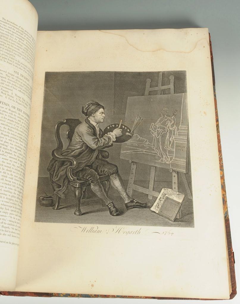 Lot 159: Large Folio Book of William Hogarth Prints