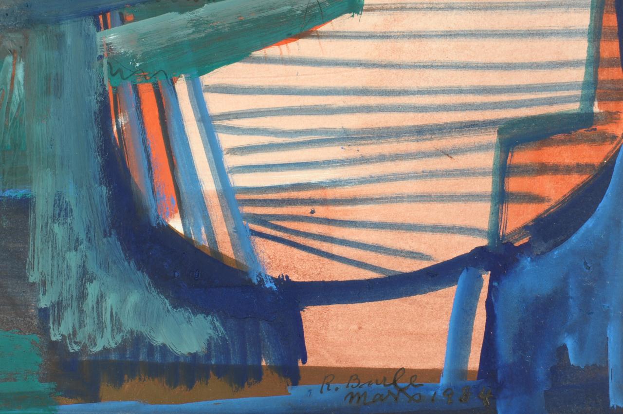 Lot 177: Roberto Burle Marx Abstract Painting