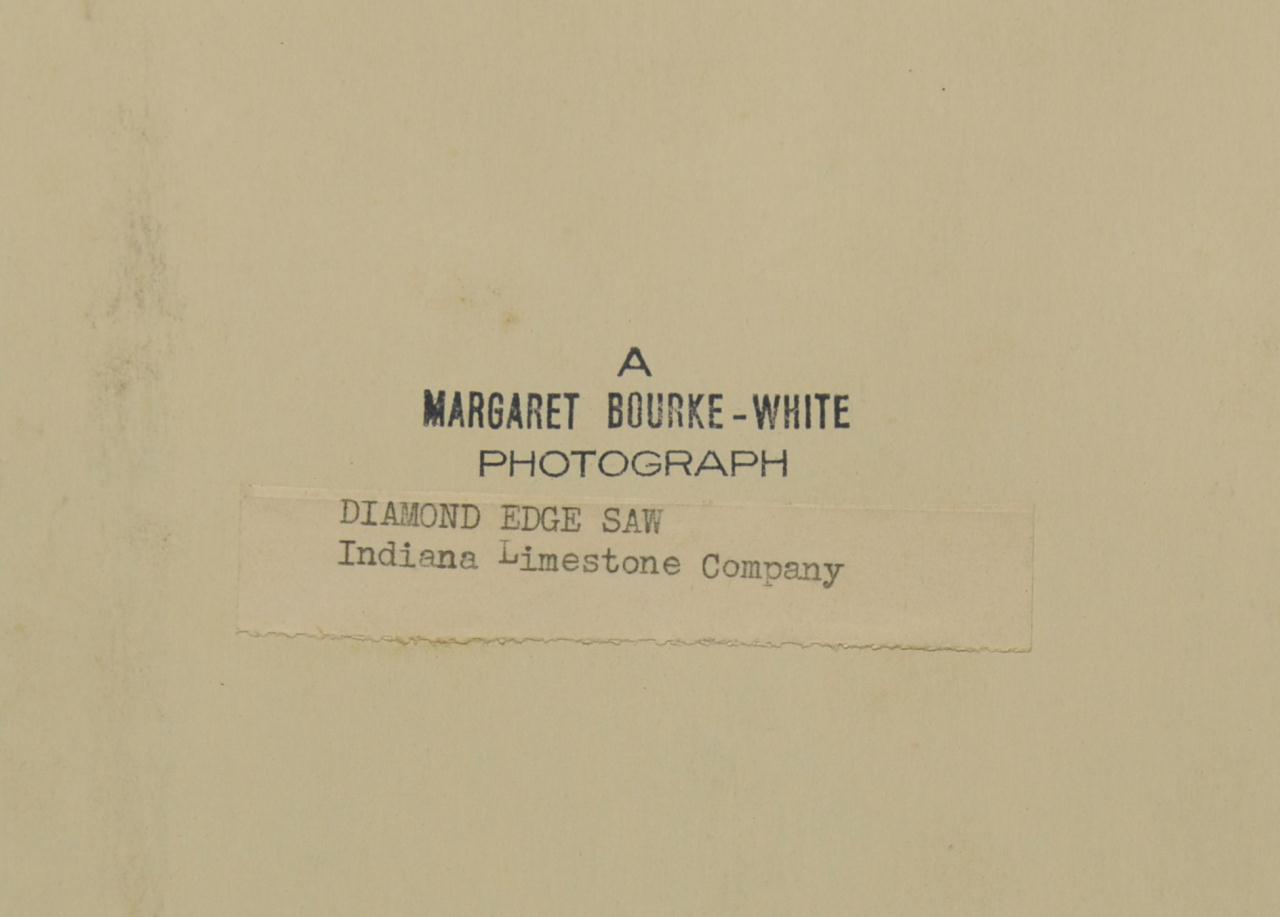Lot 193: Margaret Bourke White Photograph, Diamond Edge