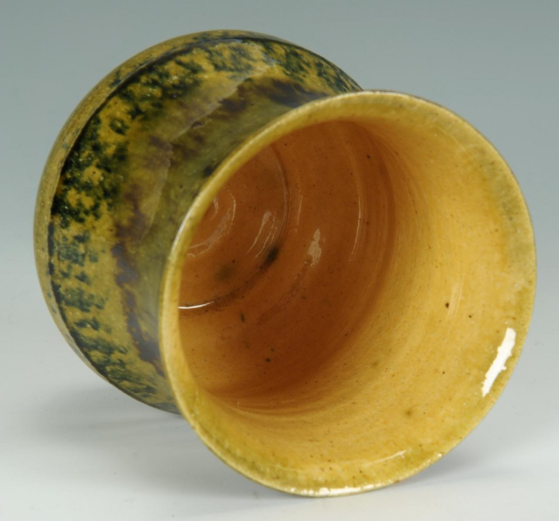 Lot 241: George Ohr Polychrome Decorated Vase