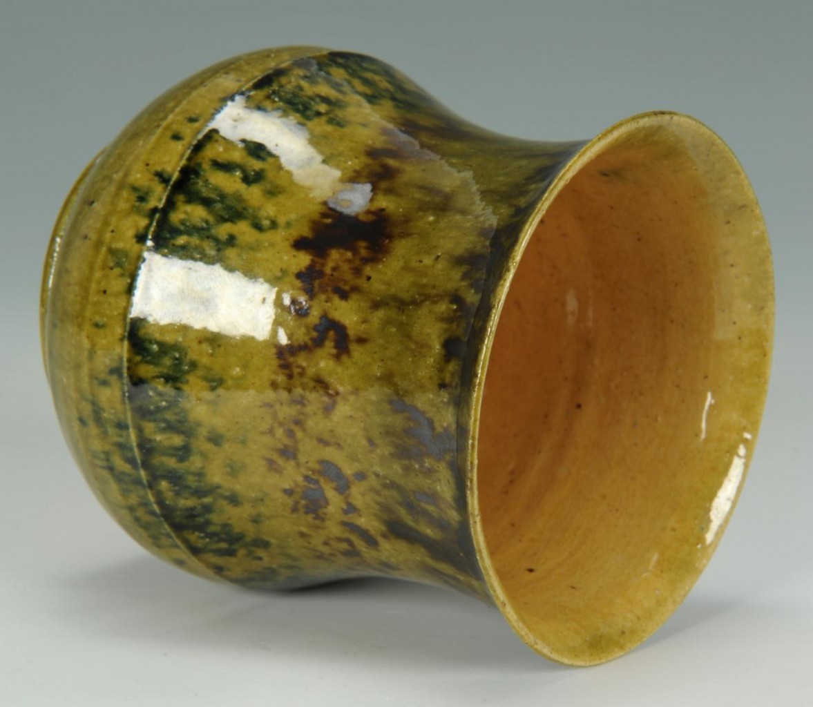 Lot 241: George Ohr Polychrome Decorated Vase