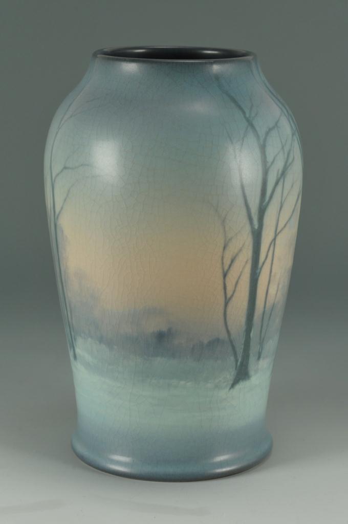 Lot 242: Rookwood Art Pottery Scenic Vase
