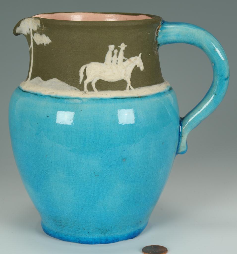 Lot 247: Pisgah Forest Cameo Ware Pitcher
