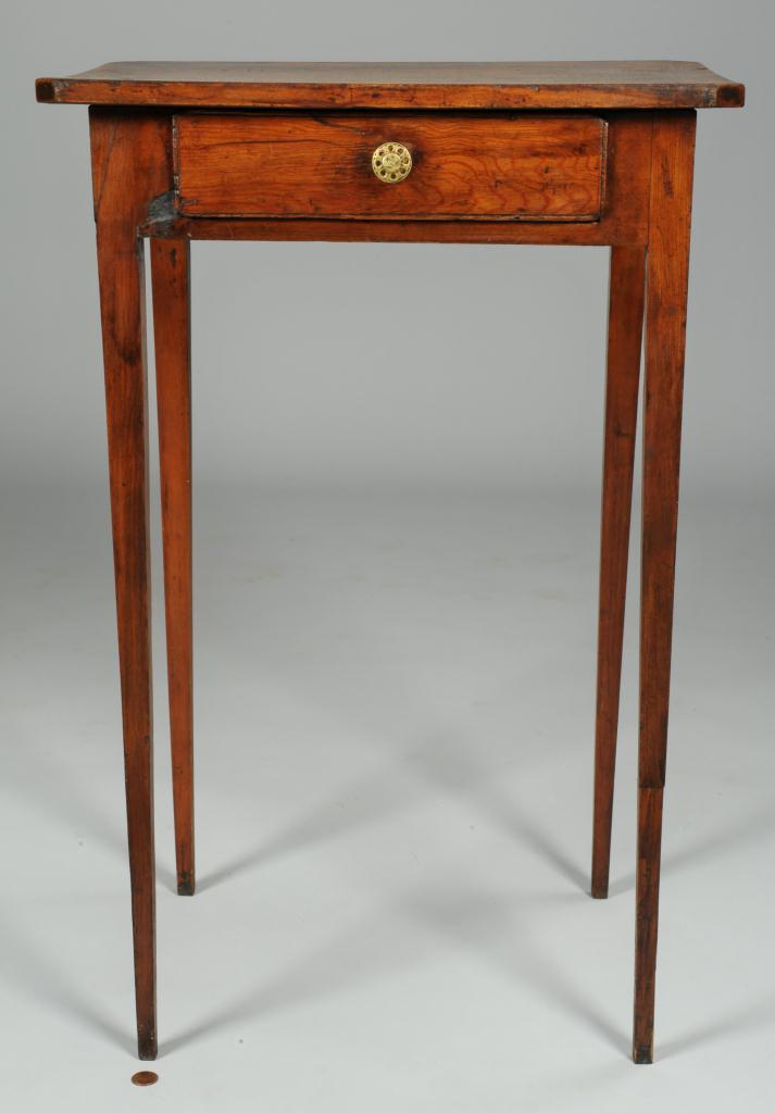 Lot 282: Early Federal East TN One Drawer Stand