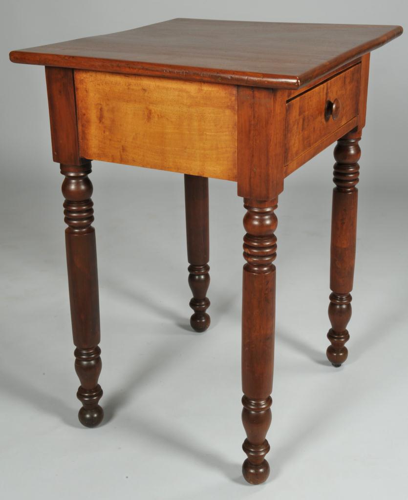 Lot 286: Middle TN Cherry One Drawer Stand