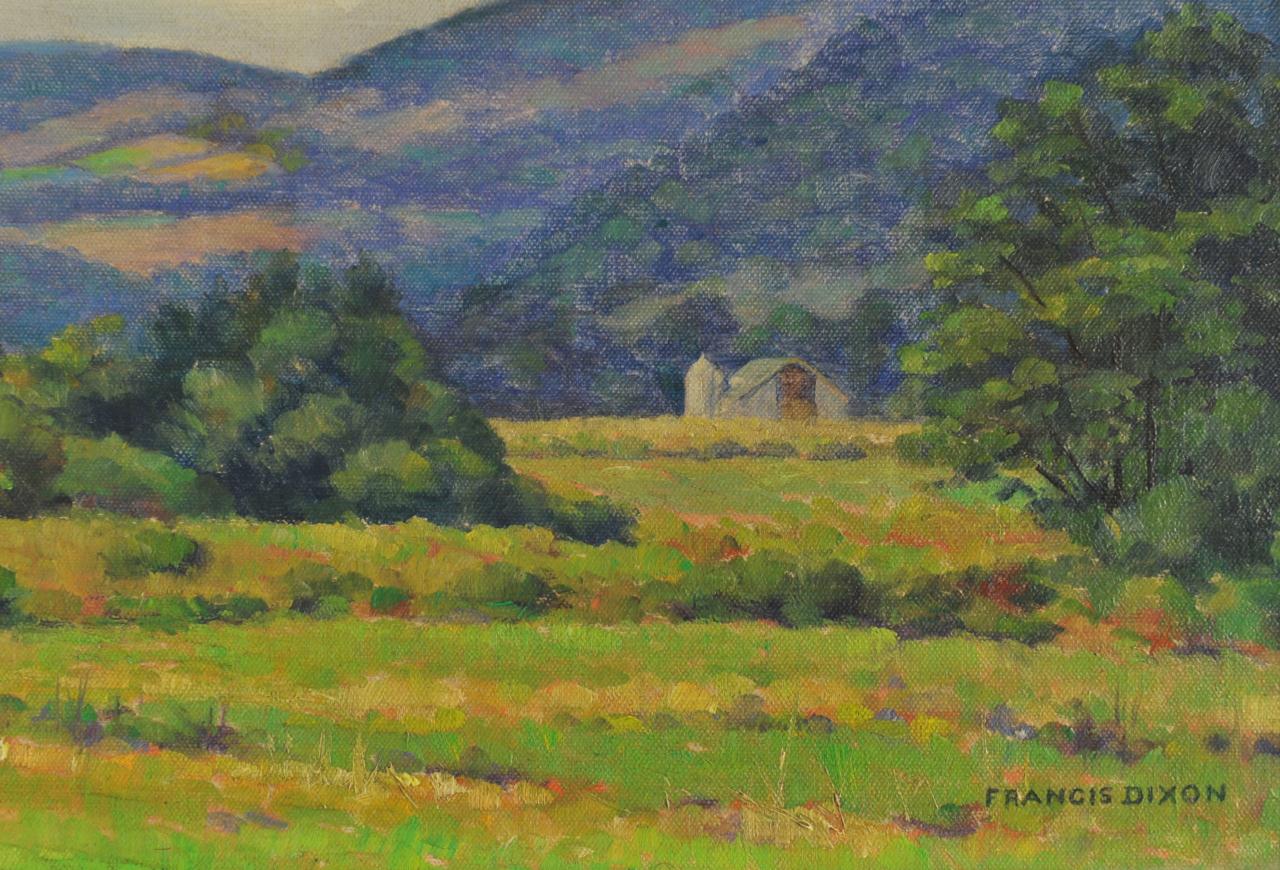 Lot 324: Francis Stillwell Dixon Oil on Canvas Landscape