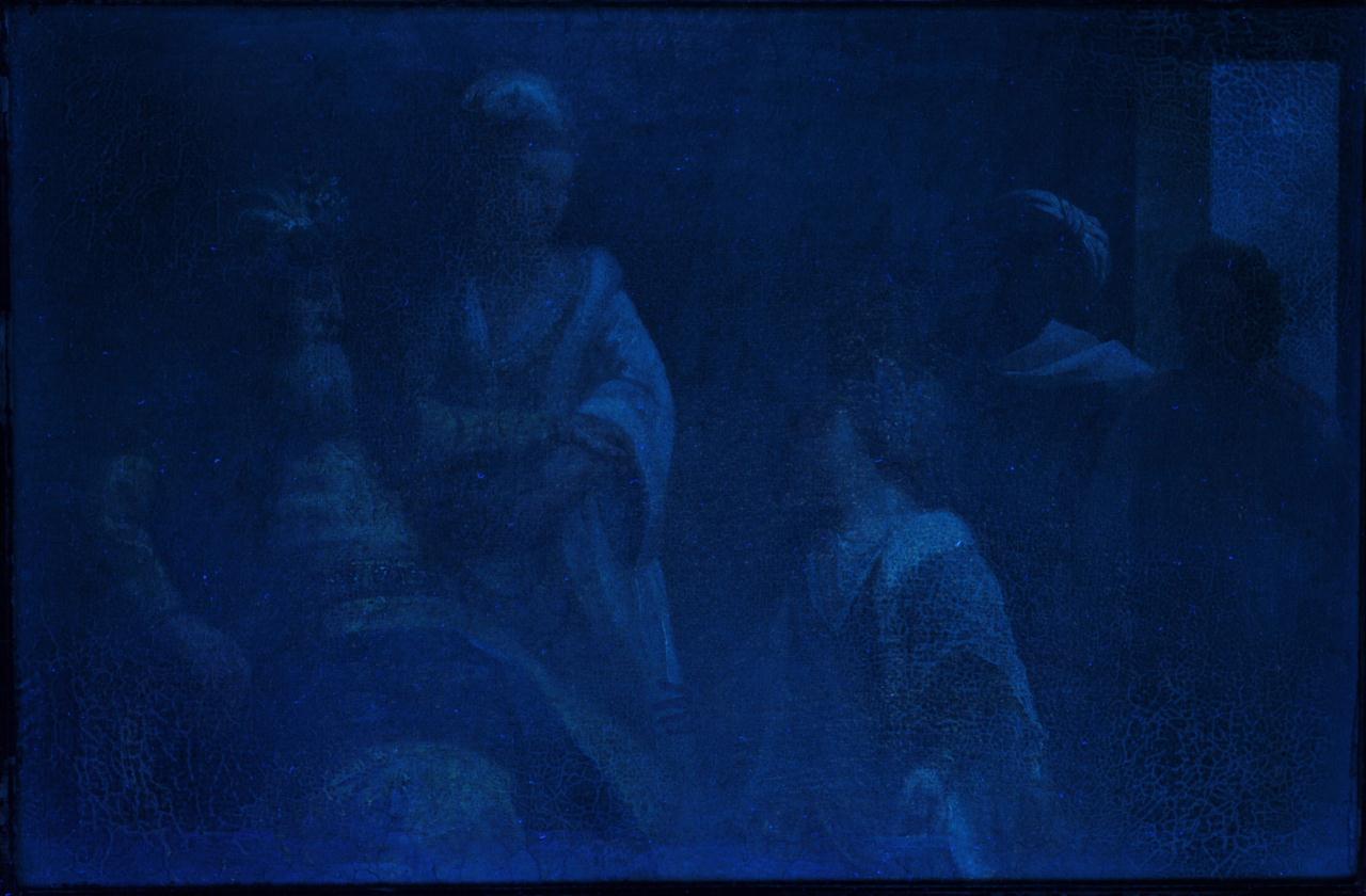 Lot 333: attr. J. Seekatz, The Potentate, oil on canvas