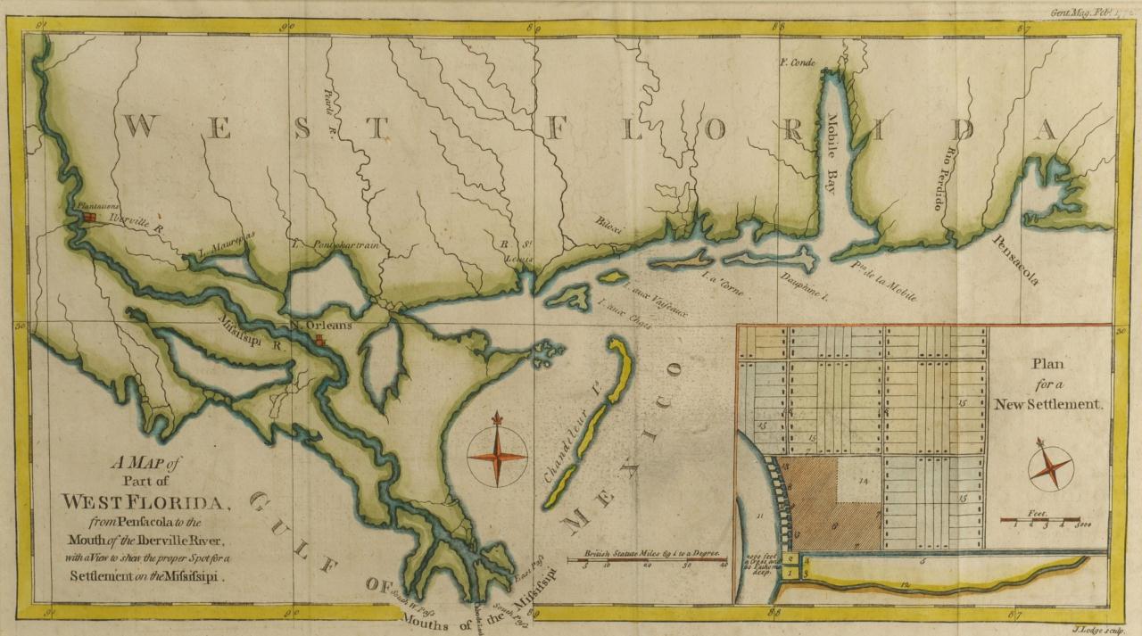 Lot 351: 17th and 18th C. Maps of Florida and England