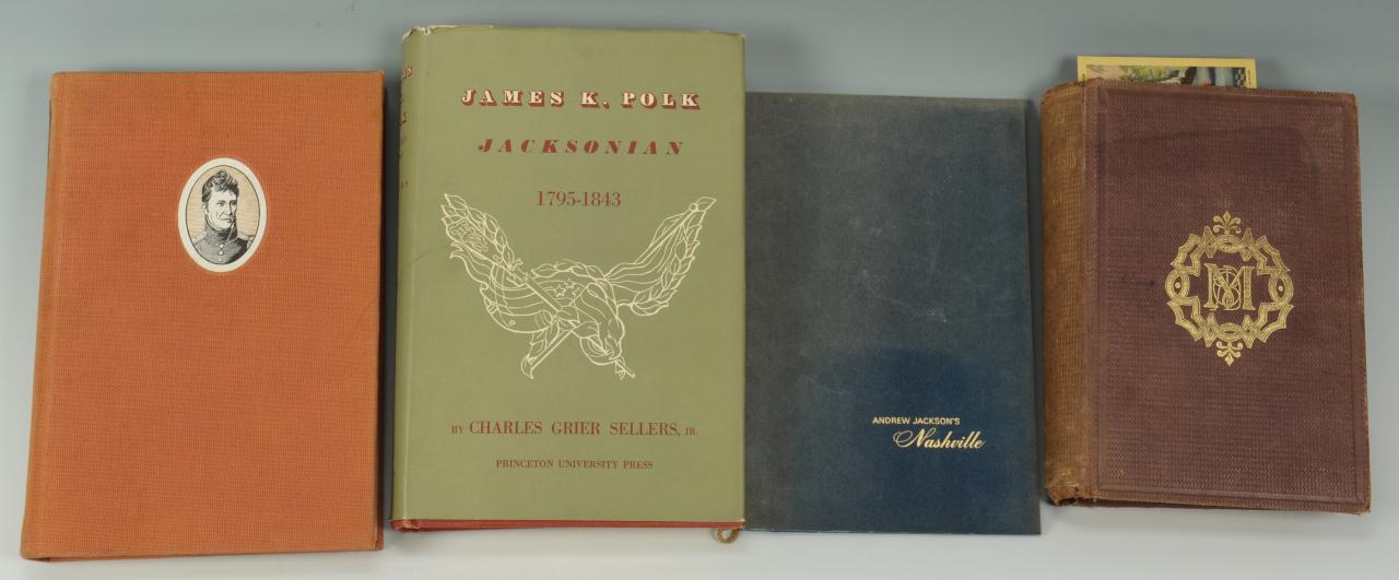 Lot 362: 4 Jackson and Polk related books