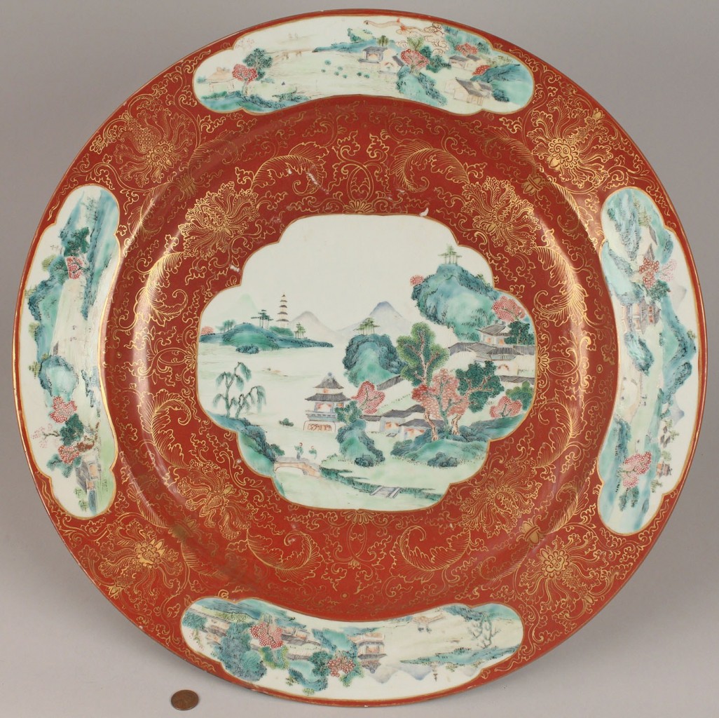 Lot 399: Chinese Imari Porcelain Charger