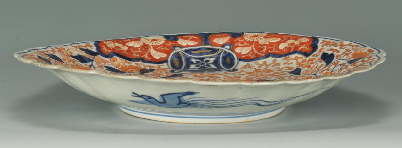 Lot 408: Japanese Imari Porcelain Platter