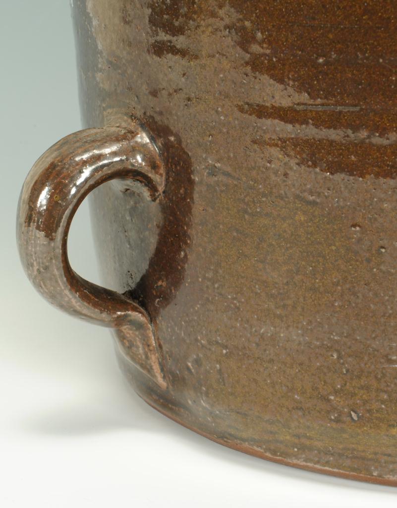 Lot 421: Small Alabama alkaline glazed pottery Churn