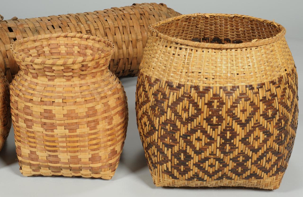 Lot 430: Group of 4 Cherokee Baskets