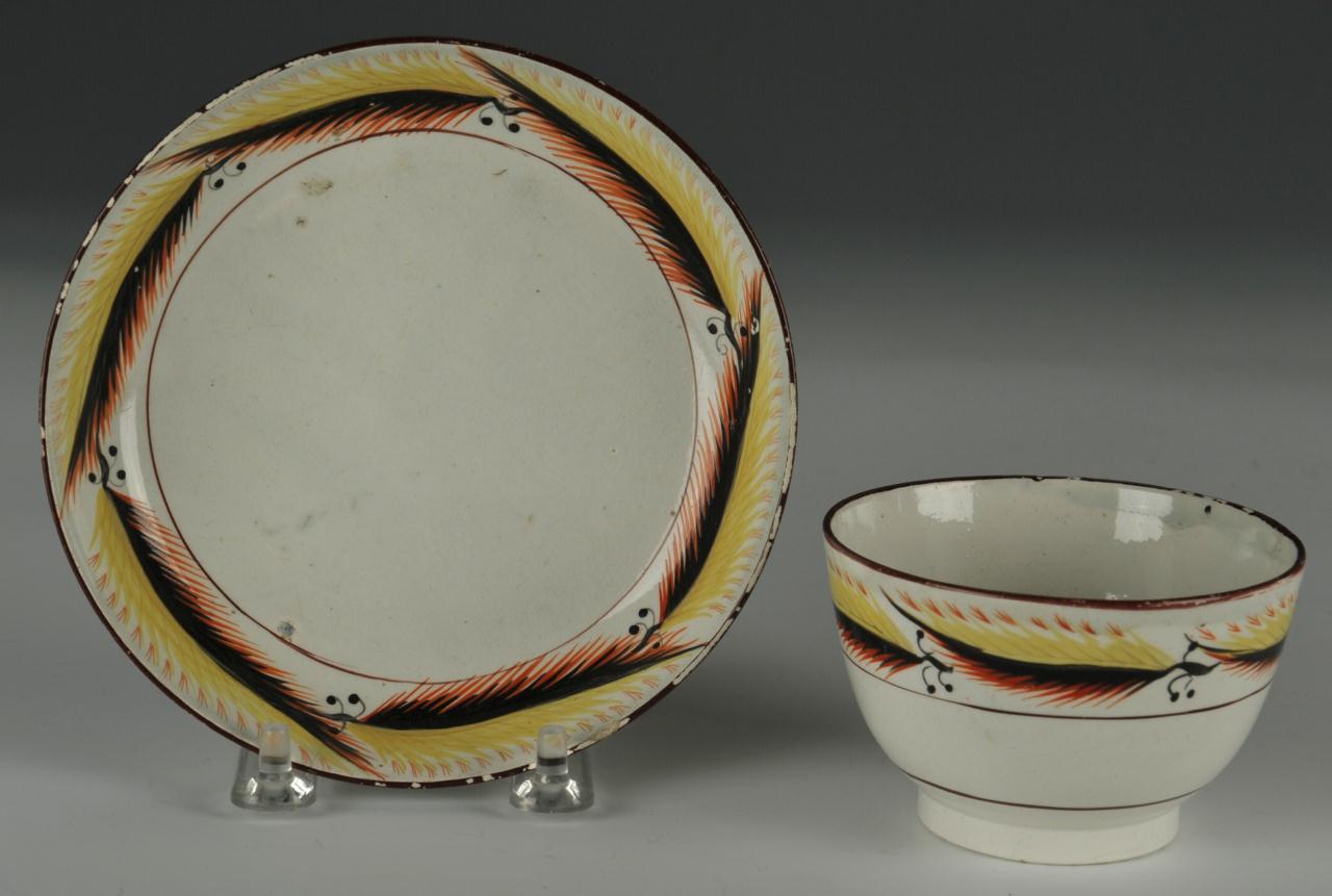 Lot 452: Grouping of 19th C English Ceramics Wedgwood Ridge