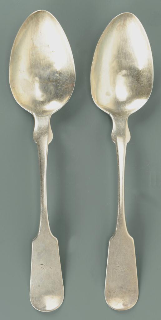Lot 459: Grouping of Coin Silver Spoons