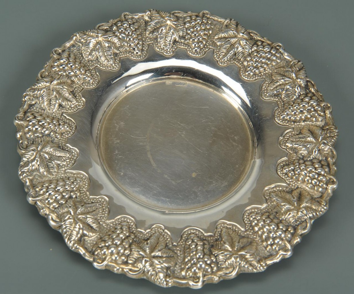Lot 472: Four Repousse Sterling Table Items incl Stieff