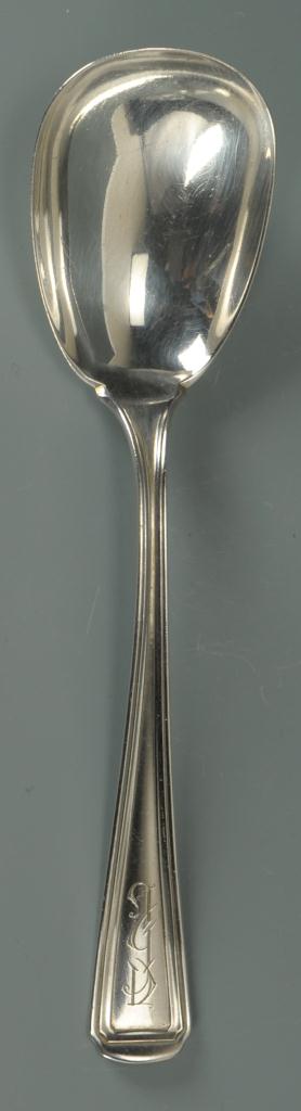 Lot 483: Assorted sterling forks and spoons, 45 pcs