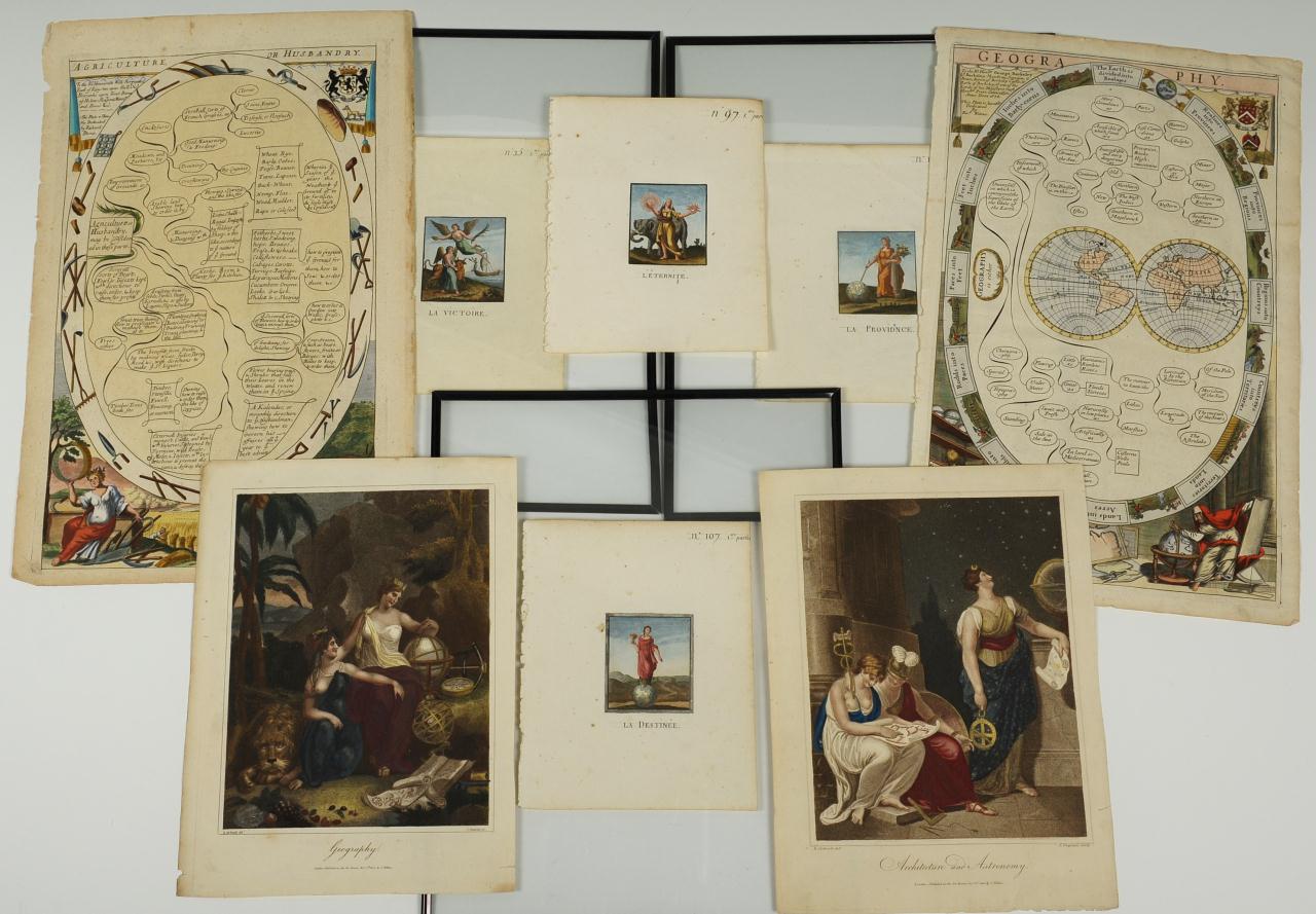 Lot 51: Group of 18th & 19th c. French & English prints