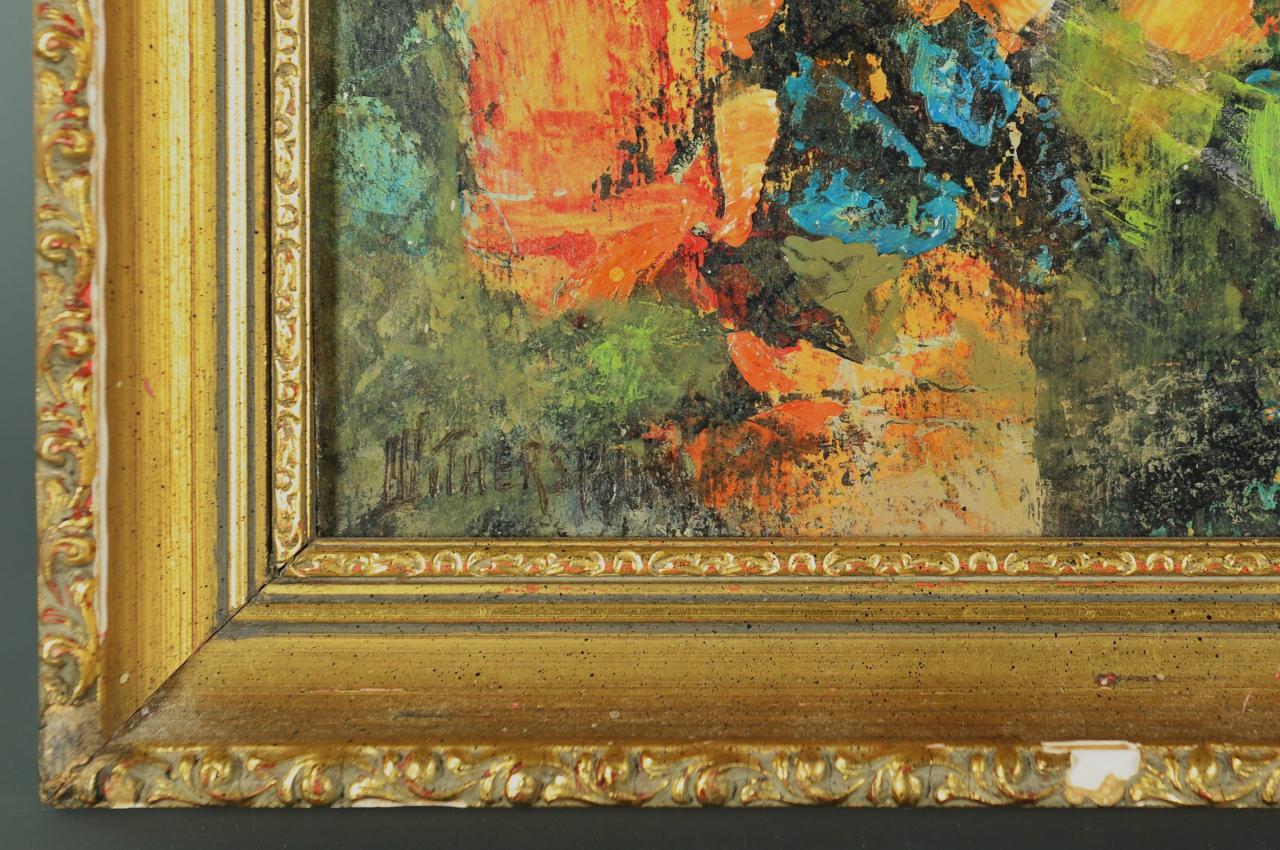 Lot 520: Robert Witherspoon oil on board, impressionist flo