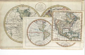 Lot 52: Three 18th C. maps incl. R. Vaugondy and J. Bayly