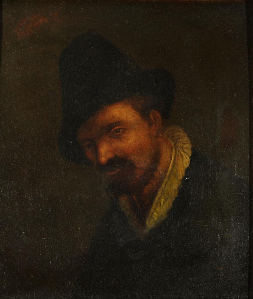 Lot 543: Two 17th c. style Portraits of Dutch Gentlemen