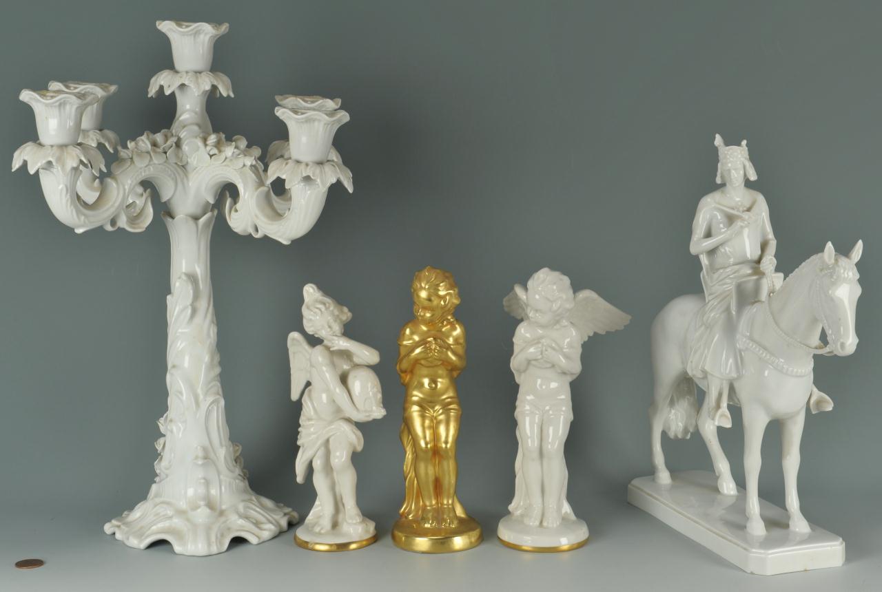Lot 566: Grouping of German Dresden Porcelain, 5 items