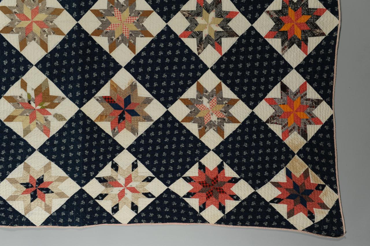 Lot 587: KY Quilt, 8-Pointed Star Pattern