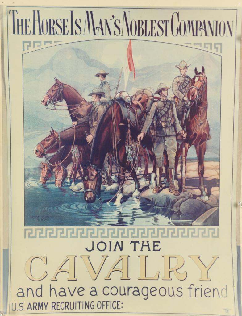 Lot 616: Military Recruitment Poster artwork by Horst Schre