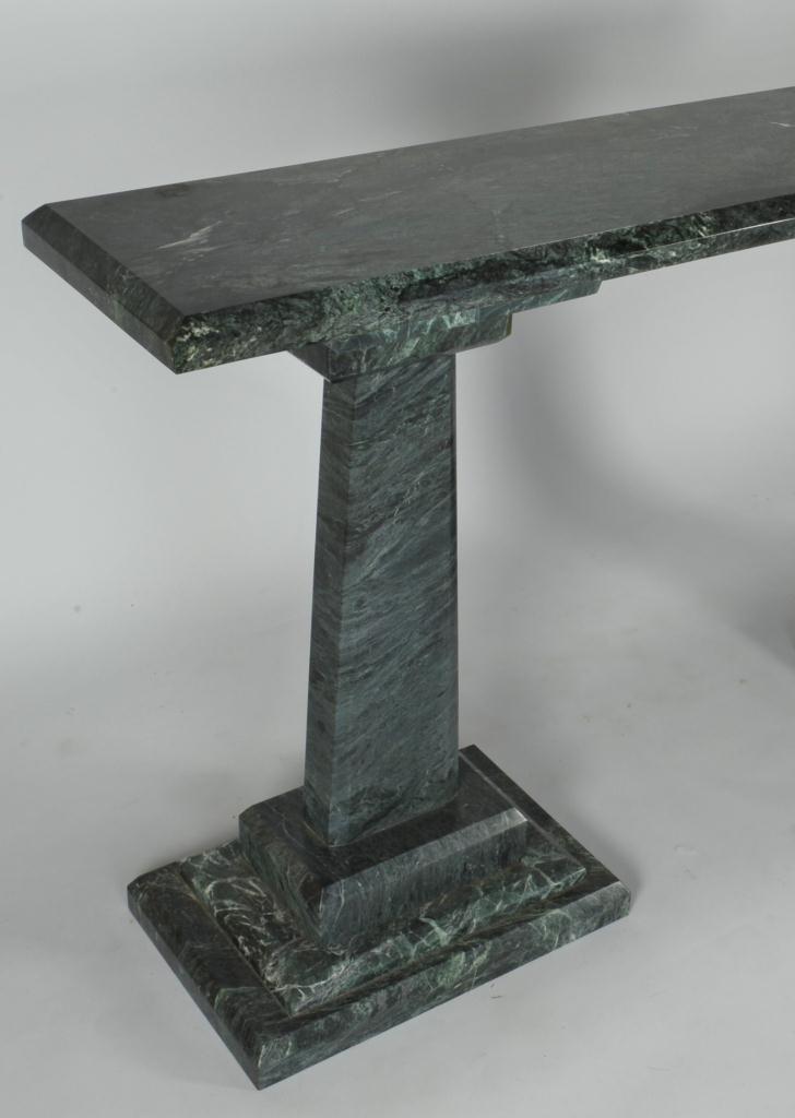 Lot 623: Marble serving table by Bruce Bennett, MFA